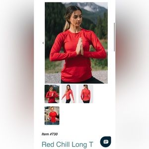 Zyia Red Chill Long T